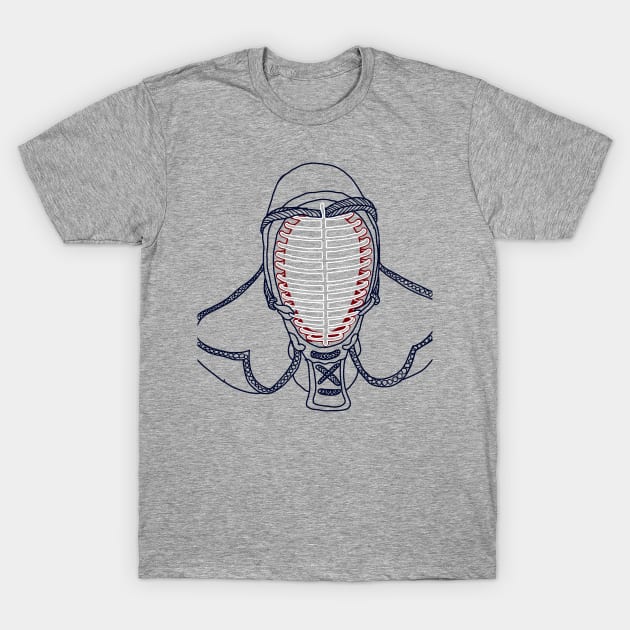 Kendo mask T-Shirt by Peanutbutter Jackdaw